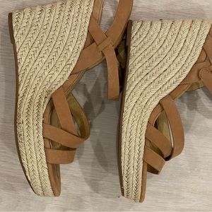 Splendid Platform Leather Wedge